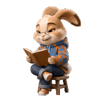 YumCha mascot reading